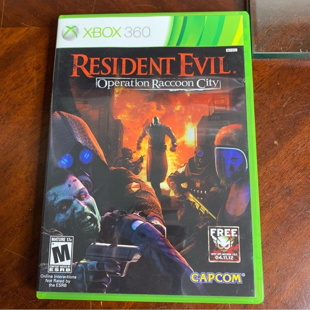 Xbox 360 Resident Evil Operation Raccoon City Video Game